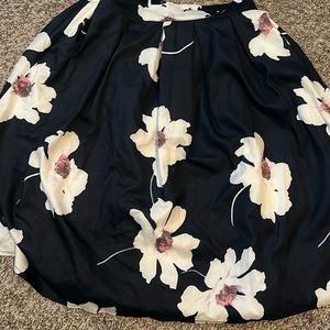 floral skirt